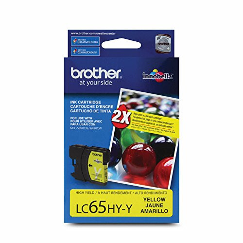 Brother LC65HYYS High-Yield Yellow Ink Cartridge