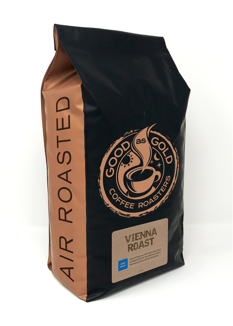 Vienna Roast Coffee - Good As Gold Coffee Roasters - Whole Bean (5lb)