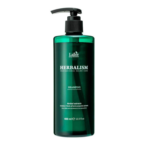 LA'DOR Herbalism Hair Shampoo 400ml Contains 7 Different Herbal Extracts That Strengthen the Hair Roots and Prevent Hair Loss Contains Panthenol Nutrients and Amino Acids