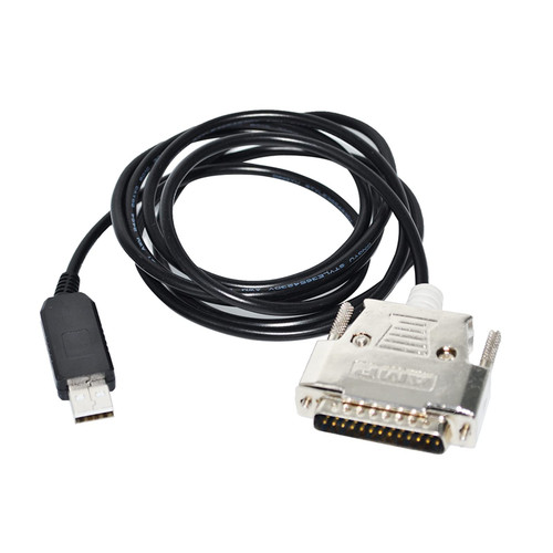 Industrial FTDI FT232RL USB RS232 to D-SUB 25PIN DB25 Male Connector Adapter Converter TM-T88V Serial Printer Cable (Size : 5M, Color : FT232RL Chip)