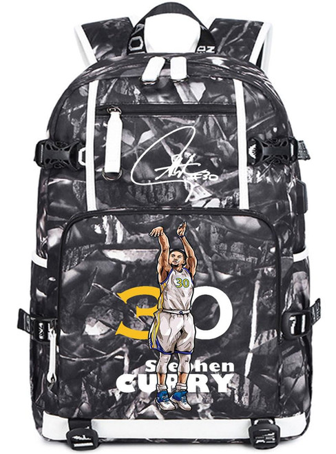 Ansigeren Basketball Player 30 Multifunction Backpack Travel Student Backpack Fans Bookbag For Men Women (3)