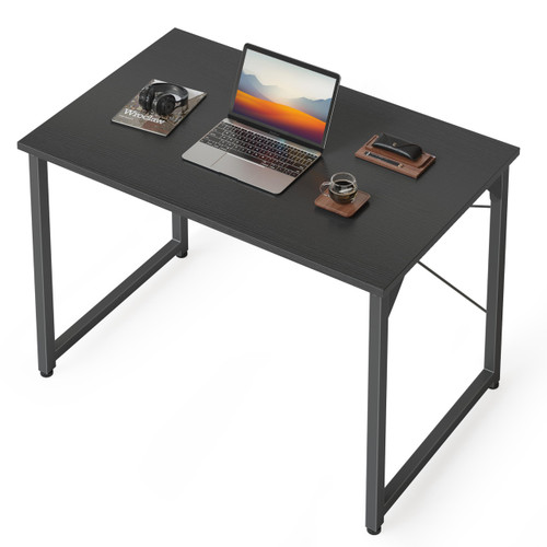 CubiCubi Computer Desk, 32 inch Small Home Office Desk for Small Spaces, Modern Simple Style for Home, Office, Study, Writing,Black