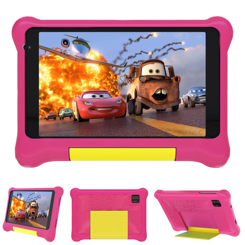HiGrace Kids Tablet 7 inch Android 12 Children's Tablet, Quad-Core Tablet for Kids with Parental Control, 2GB RAM+32GB ROM, Toddler Tablet with Shockproof Case, Bluetooth, Dual Camera(Pink)