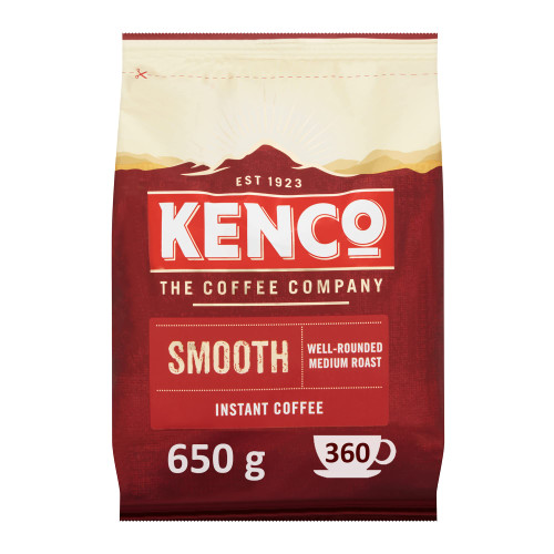 Kenco Smooth Instant Coffee Refill 650g - 1 x 650g