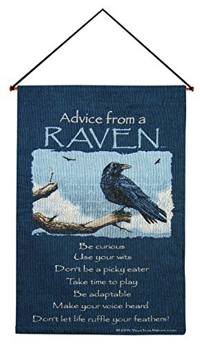 MW Advice From A Raven Your True Nature 17X26 Wallhanging 16X26