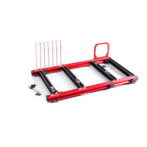 ATX PC Motherboard Case Frame,ITX MATX ATX Motherboard Test Bench Aluminum Open Air Frame Computer Case Aluminum Bracket DIY Red