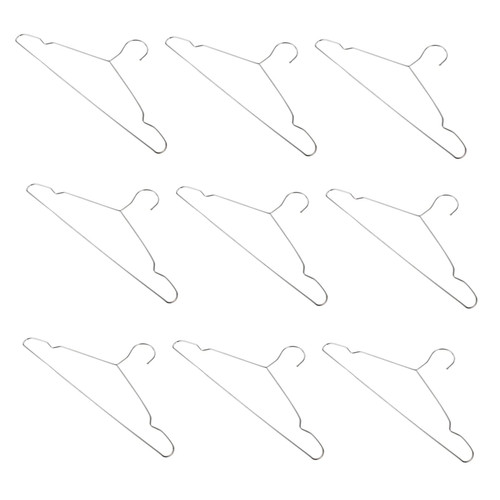 ABOOFAN 40 Pcs Blouse Hanger Suit Solid Coat Hanger Shirt Coat Hangers Clothing Drying Rack Clothes Hook Coat Hook Clothes Hanger Wet and Dry Stainless Steel Hangers Non-Slip
