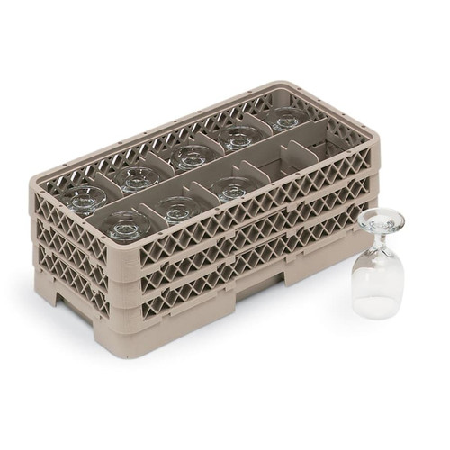 Traex 10 Compartment 2 Extender (1 Open) Half Size Glass Rack