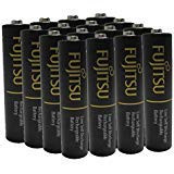 Fujitsu 16 AAA Ready-to-use HR4UTHC 950mAh (Min. 900mAh) NiMH 1.2V Rechargeable Batteries