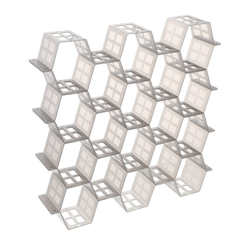 STOBOK 5 Sets Honeycomb Drawer Closet Divider Storage Dividers for Drawers Drawer Grid Divider Partition Drawer Divider Shelf Partition Free Combination Sock Polypropylene