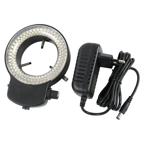 XuuSHA Handheld Digital Microscope Accessories Adjustable 6500K 144 LED Ring Light Illuminator Lamp for Microscope Lens Camera Magnifier Microscope Accessories