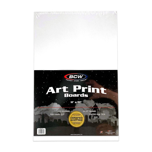 BCW 1-BB11X17 Bcw 11X17 Art Print Backing Boards