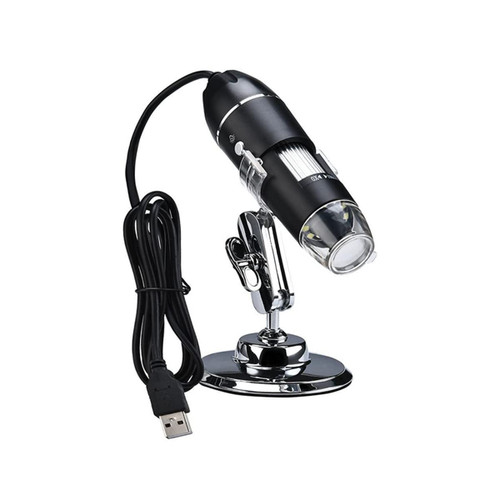 USEEV Microscope Adapter 3 in 1 1600X Portable Electronic Digital Microscope Microscope Accessories (Color : 1000X 8 LED)