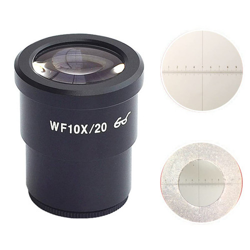 XuuSHA Handheld Digital Microscope Accessories WF10X WF20X Stereo Microscope Eyepieces Lens Microscope Accessories (Color : WF10X (with Scale))