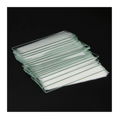 XuuSHA Handheld Digital Microscope Accessories 50 PCS 7103 Reusable Single Concave Blank Microscope Glass Slides Microscope Accessories