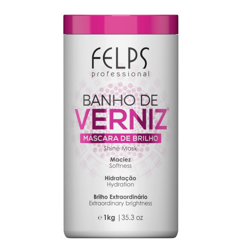 Felps Banho De Verniz Intense Shine Mask - 1kg / 35.2oz