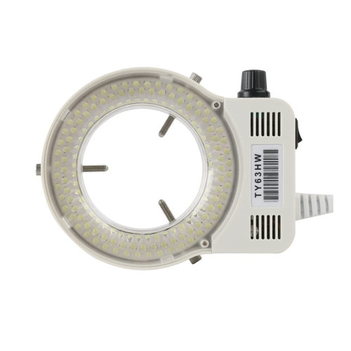 BEEYNG Lab Microscope Accessories Trinocular Stereo Microscopes 144 LED Adjustable Ring Light Illuminator Lamp for Industry Microscope Industrial Camera Magnifier (Color : White)