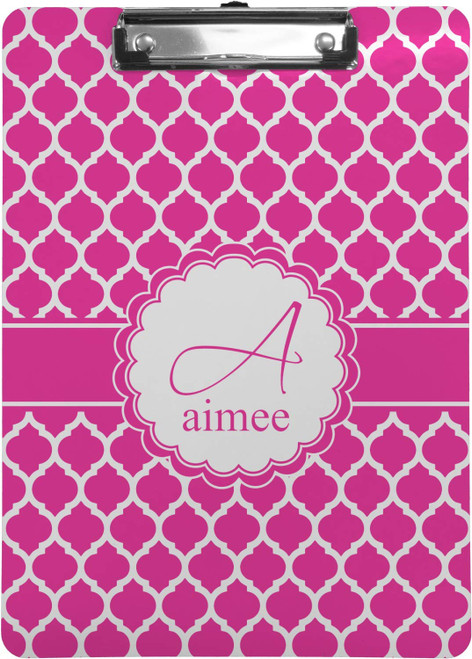 Personalized Moroccan Clipboard (Letter Size)