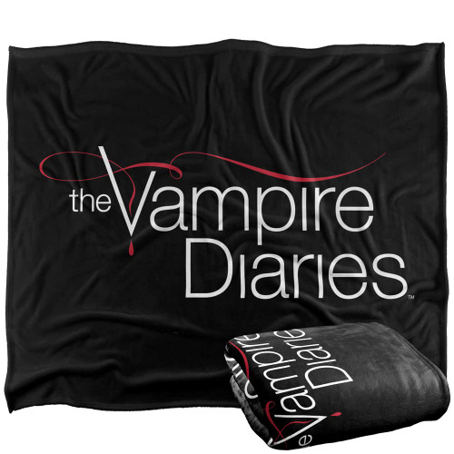 Vampire Diaries Tvd Logo Officially Licensed Silky Touch Super Soft Throw Blanket 50" x 60"
