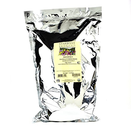 Starwest Botanicals Organic Calendula Flowers Whole, 1 Pound Starwest Botanicals Organic Calendula Flowers Whole, 1 Pound