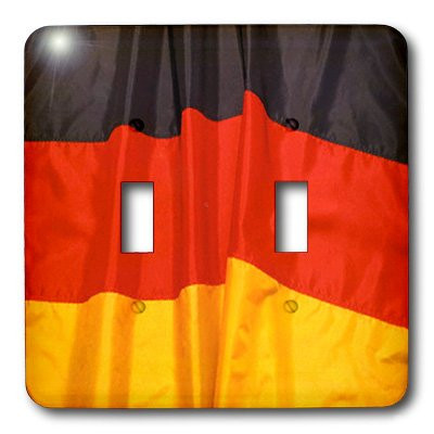 3dRose LLC lsp_3302_2 German Flag Double Toggle Switch