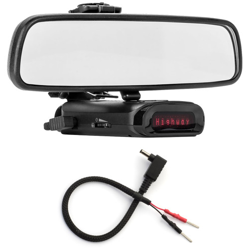 Radar Mount Mirror Mount Bracket + Mirror Wire Power Cord for K40 Radar Detectors (3001110)