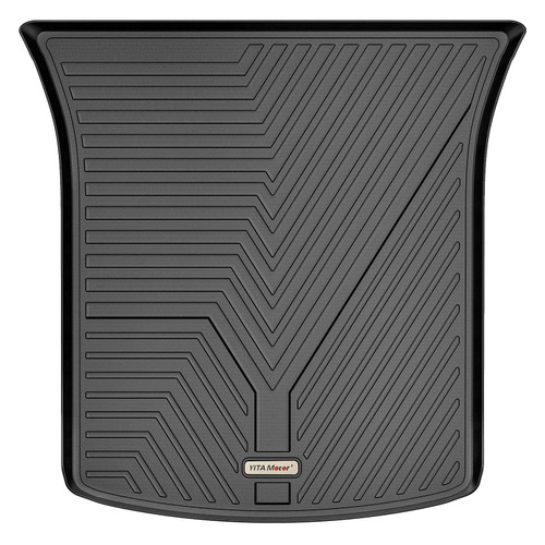 YITAMOTOR Cargo Mats Compatible with 2020-2024 Tesla Model Y 5-Seat, Cargo Liner Custom Fit Black TPE Trunk Liner All Weather Protection