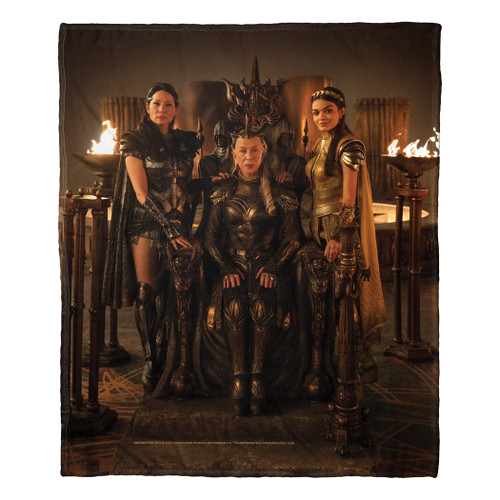 Northwest DC - Shazam Silk Touch Throw Blanket, 50" x 60", The Gods