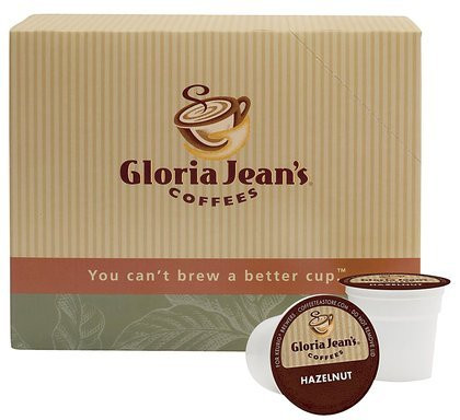 Gloria Jeans Coffees, Hazelnut Coffee, 24 ct K-Cups for Keurig Brewers, 2 ct (Quantity of 2)