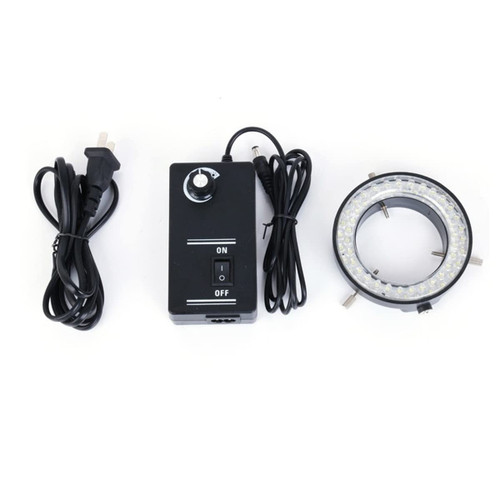 XuuSHA Handheld Digital Microscope Accessories Adjustable 56 LED Ring Light Illuminator Lamp for Industry Stereo Microscope Lens Microscope Accessories