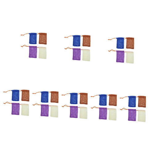 FOMIYES 32 Pcs Soap Bag Foaming Net Soap Cleaning Pouch Rapid Drying Towel Natural Soap Drying Bag Practical Soap Bubble Bag Container Bathing Soap Bubble Pouch Foam Soap Mesh Africa Nylon