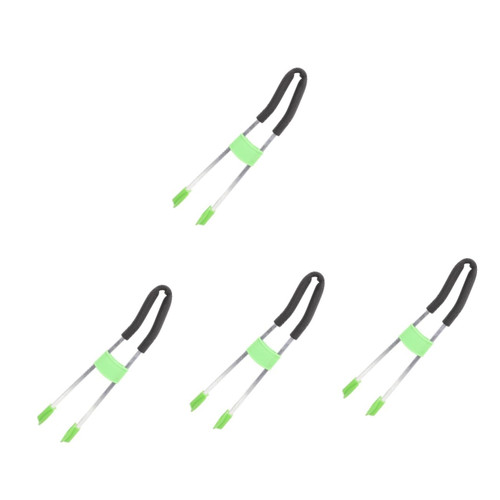 Yardwe 4pcs Multifunctional Trash Clip Garbage Clip Reacher Trash Litter Picker Trash Picking Clips Iron Garbage Clamp Trash Grabber Tool Rubbish Grabber Aluminum Alloy Cleaning Supplies