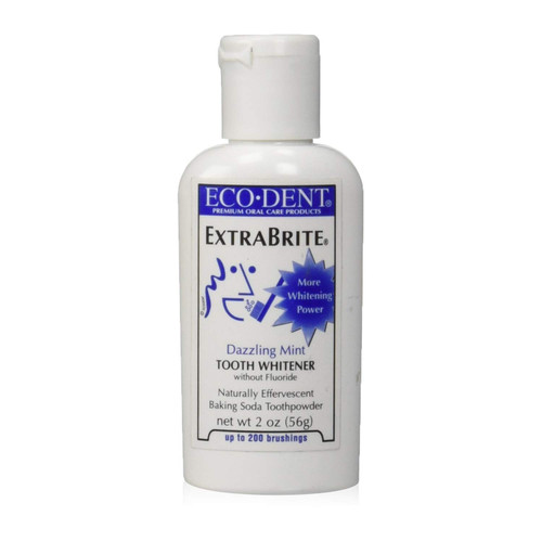 ECO-DENT Extrabrite without Flouride Toothpowder, 2 Ounce - 6 per case.6