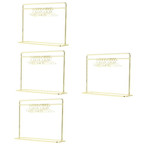 VICASKY 4 Sets of Mini Doll Dress Hanger Doll Clothes Hanger Wardrobe Hangers Miniature Hangers Baby Hangers Shelf for Doll Clothes Baby Clothes Hanger VICASKY 4 Sets of Mini Doll Dress Hanger Doll Clothes Hanger Wardrobe Hangers Miniature Hangers Baby Hangers Shelf for Doll Clothes Baby Clothes Hanger