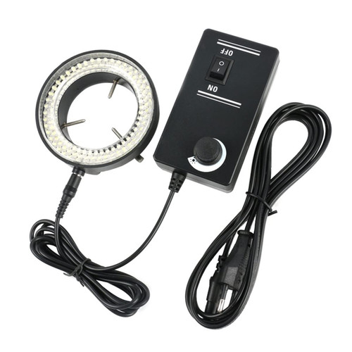 Lab Microscope Accessories 144 LED Adjustable Ring Light Illuminator Lamp for Industry Microscope Industrial Camera