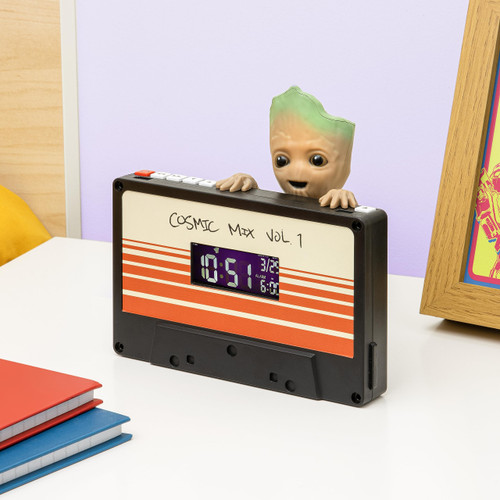 Paladone Marvel Studios I Am Groot Alarm Clock - Fun Guardians of The Galaxy Merch and Gift - 5.7" Tall