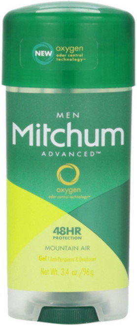 Mitchum Advanced Gel Anti-Perspirant & Deodorant, Mountain Air 3.4 Ounce (Value Pack of 7)