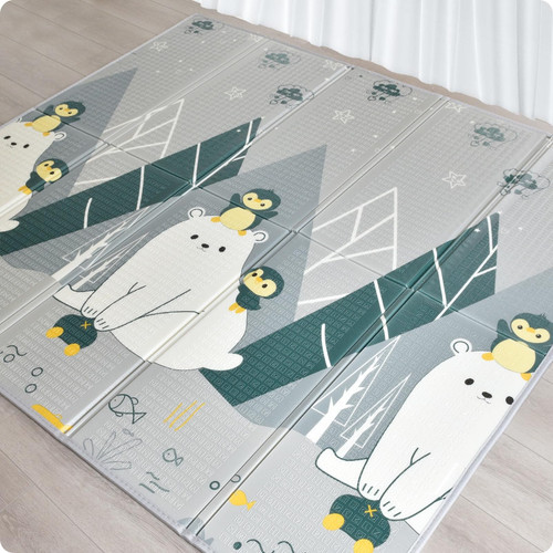 FINIKIS Baby Play Mat, XPE Foldable Foam Play Mat for Floor, Soft Waterproof Playmats for Babies and Toddlers Kids? Reversible Baby Crawling Mat for Indoor and Outdoor? 79''x71''x0.4"