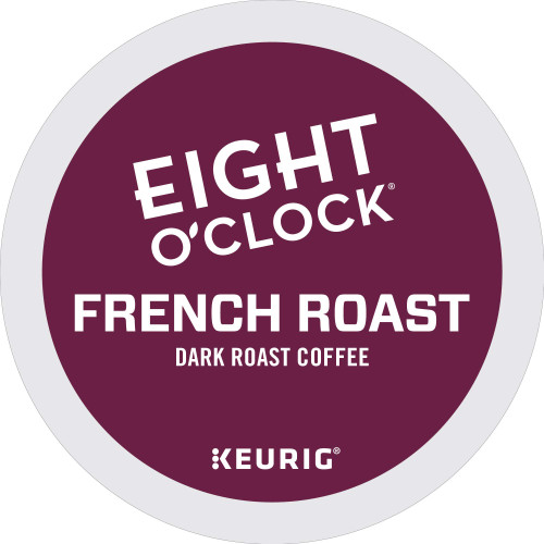 Eight O'Clock Coffee French Roast, Single-Serve Keurig K-Cup Pods, Dark Roast Coffee, 48 Count