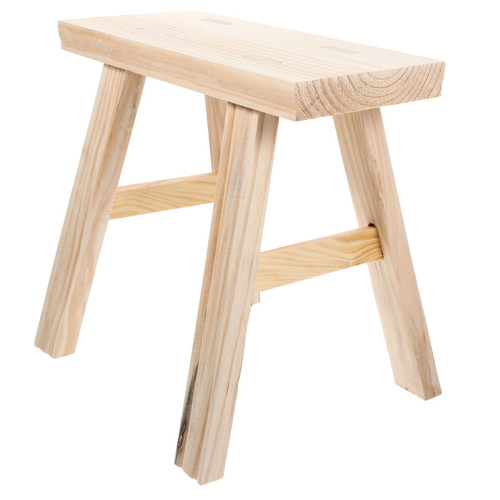 BUTIFULSIC Plant Shelf Indoor Wood Tray Stools Sitting Stool Wooden Stool Wood Step Stool Short Step Stool Wooden Step Stool Wood Stool for Bathroom Small Stool Toddler Solid Wood Plant Table