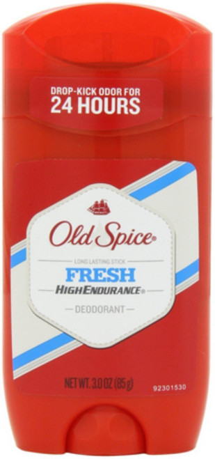 Old Spice High Endurance Deodorant, Fresh 3 oz (Pack of 10)