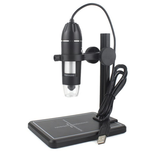 GFONIX Microscope Adapter 1600X 3 in 1 Digital Microscope, Electronic Zoom Microscope Camera Microscope Accessories (Color : USB Lift Stand 3, Size : 1600X)