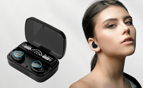 NIUTA Wireless Earbuds Bluetooth 5.1 Headphones Touch Control with Wireless Charging Case IPX7 Waterproof Stereo Earphones in-Ear Built-in Mic Headset Premium Deep Bass Black NIUTA Wireless Earbuds Bluetooth 5.1 Headphones Touch Control with Wireless Charging Case IPX7 Waterproof Stereo Earphones in-Ear Built-in Mic Headset Premium Deep Bass Black