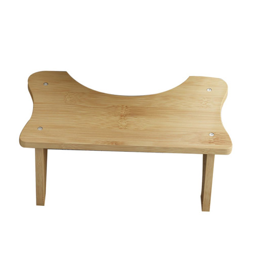 Holibanna 1pc Bathroom Toilet Stool Unfinished Wood stools Wooden Kitchen Step Stool Small Wooden Step Stool Fishing Stool Bathroom Stepping Stool Non Step Stool Household Bamboo Child Bench