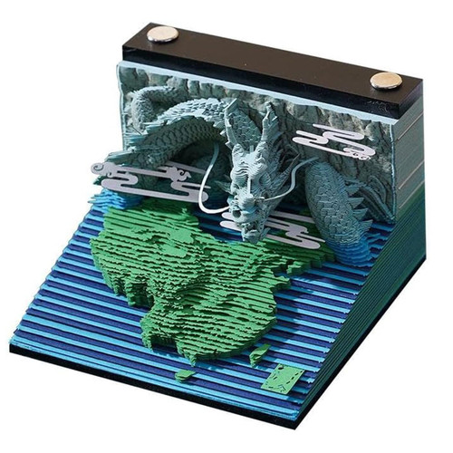 Calendario 2024 Time Piece Calendar 3D Memo Pad Creative 3D Dragon Art Desk Calendar w/Led Lights Paper Carving Notepad Desktop Decoration Planner Calendario 2024 Time Piece Calendar 3D Memo Pad Creative 3D Dragon Art Desk Calendar w/Led Lights Paper Carving Notepad Desktop Decoration Planner