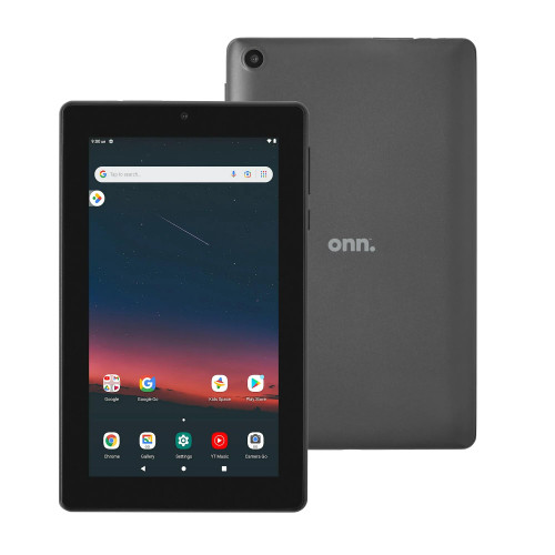 Onn Surf Tablet Gen 3 2022 MTK Quad-Core 32GB eMMC 2GB 7" (1024x600) Touchscreen Android 12 Go 2 Cameras Charcoal
