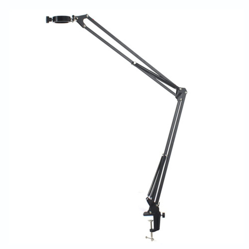 Lab Microscope Accessories Aluminum Alloy Stand Microscope Camera Stand Holder Bracket Lift Foothold Table Frame for Microscope Repair Soldering (Color : 370mm 50mm Install)