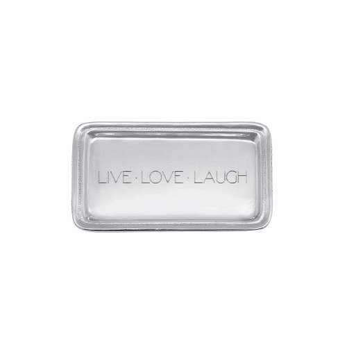 Mariposa Engraved Trays & Bowls Dinnerware & Serveware, Signature Tray, Live Love Laugh