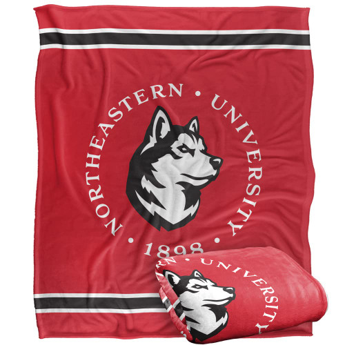 Northeastern University Blanket, 50"x60" Primary Logo Silky Touch Super Soft Throw Blanket