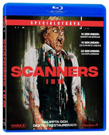 Scanners 1-2-3 ( Scanners / Scanners II: The New Order / Scanners III: The Takeover ) [ Blu-Ray, Reg.A/B/C Import - Sweden ]